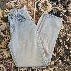 The Ragged Priest Light Blue Cropped Jeans